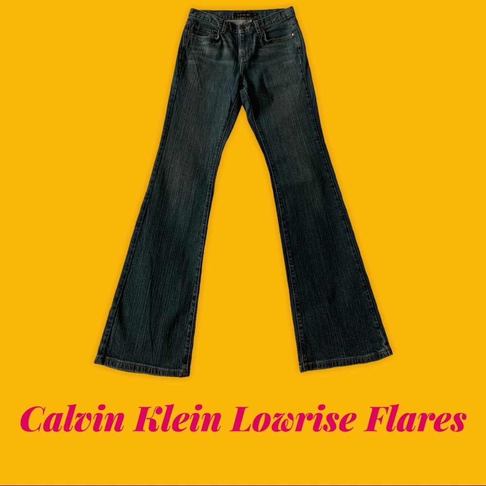 Calvin Klein Lowrise Flare Jeans